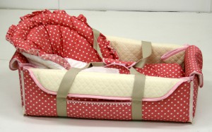 バッグdeクーファン　フジキ　ラブリードットピンク