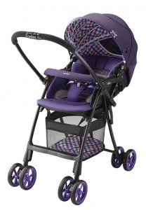 レンタル№N0103-1　【新品】　AirRia/エアリア　カラー：カラーリングチェック　ベビーカーのレンタル
