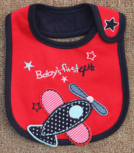 プロペラ飛行機の赤色スタイ