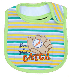 グローブのストライプ柄スタイ