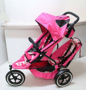 フィル＆テッズ ダブルストローラー sport ピンクカモフラージュ