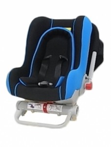 ベビーシートクラス０+ISOFIXブラックブル