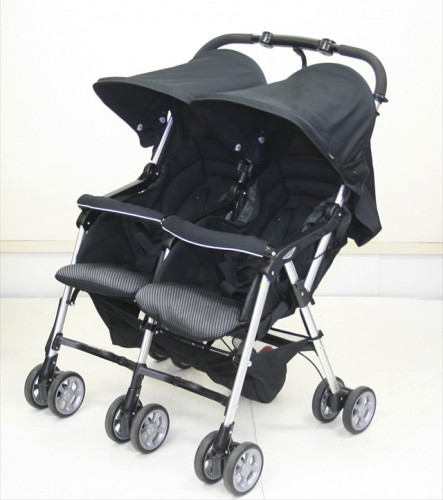 ツインスピンGC　横型2人乗りベビーカー