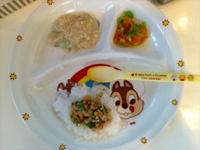 離乳食モグモグ期 納豆