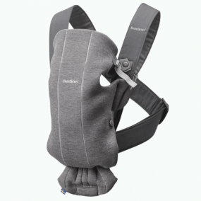 ベビーキャリアMINI 3Dジャージー ダークグレー