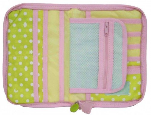 パープル・ライトグリーン　マルチケース・母子手帳ケース Baby Rody ベビーロディ