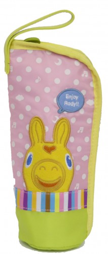 イエロー・ピンク 哺乳瓶ケース・ペットボトルホルダー Baby Rody