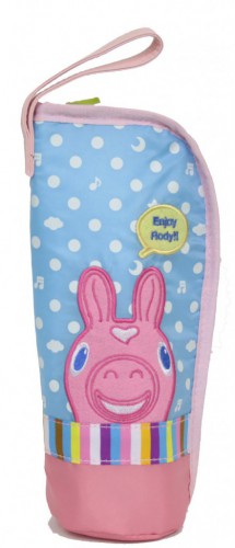 ピンク・ライトブルー 哺乳瓶ケース・ペットボトルホルダー Baby Rody