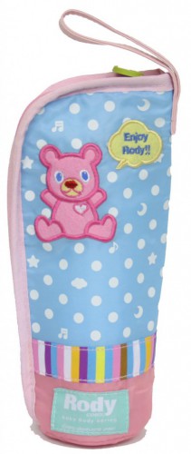 ピンク・ライトブルー 哺乳瓶ケース・ペットボトルホルダー Baby Rody