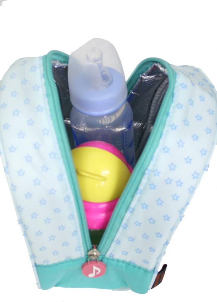 ネコ　ワイドマグポーチ ボトルケース 哺乳瓶ケース 保温タイプ　Baby POETIC