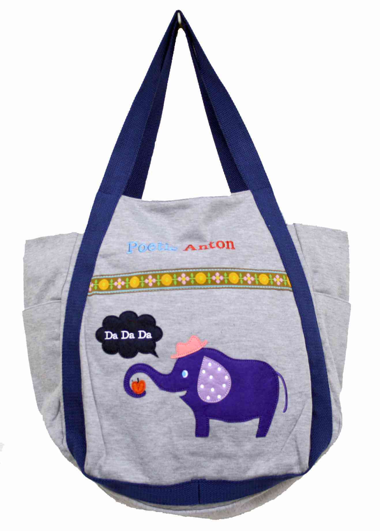 ゾウ ママバッグ マザーズバッグ POETIC