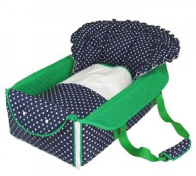 バッグdeクーファン ラブリードット ネイビー フジキ