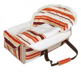 バッグdeクーファン　ボーダー  オレンジ