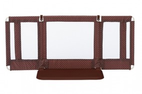 おくだけとおせんぼM　ブラウンドット　ベビーゲート 日本育児