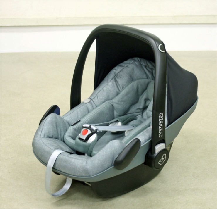 マキシコシ チャイルドシート ペブルプラス サンド アダプタ付き ISOFIX-