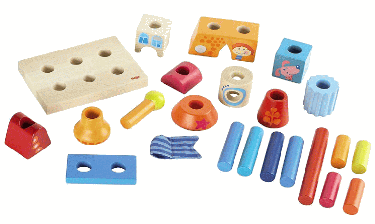 商品No.125　ペグ遊び コネクトブロック マイスター