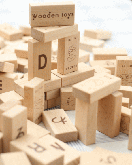 商品No.216　積木MOJIMOJIブロック