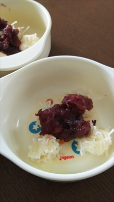 ちびちび怪獣の離乳食