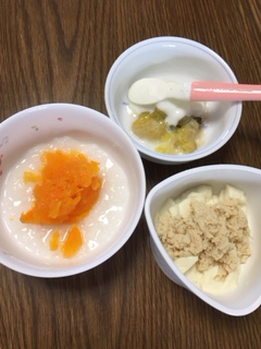 こうちゃん、ごはんの時間だよー♪