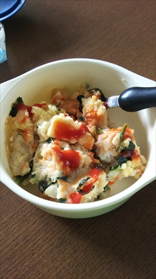 ちびちび怪獣の離乳食