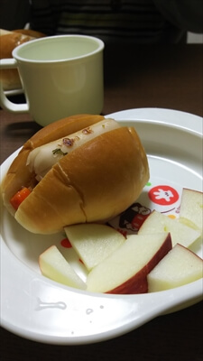 ちびちび怪獣の離乳食