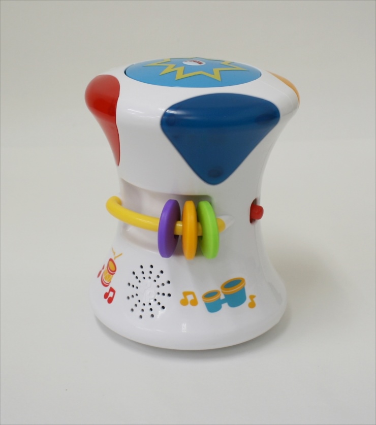 商品No.040　カラフルライト&サウンド！2WAY指遊びドラム