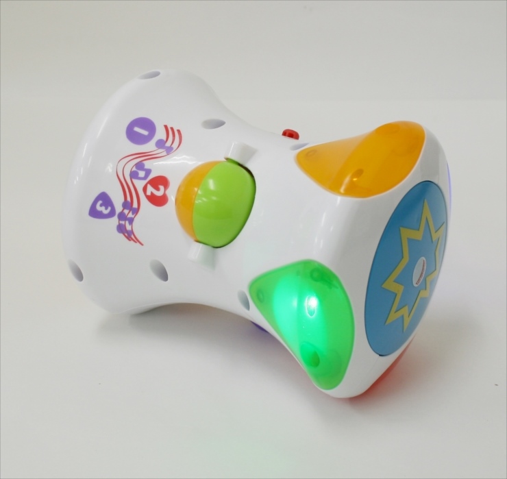 商品No.040　カラフルライト&サウンド！2WAY指遊びドラム