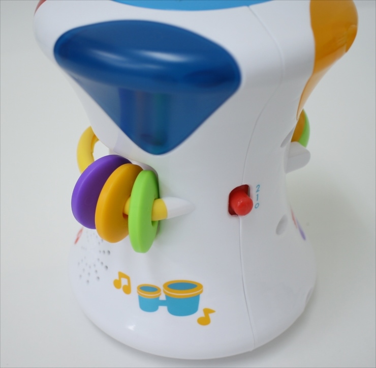 商品No.040　カラフルライト&サウンド！2WAY指遊びドラム