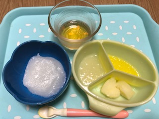 ずぼら新米母の離乳食