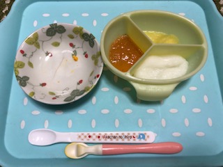 ずぼら新米母の離乳食