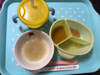 ずぼら新米母の離乳食