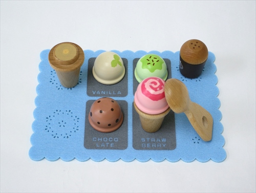 商品No.154 はじめてのおままごと アイスクリームセット