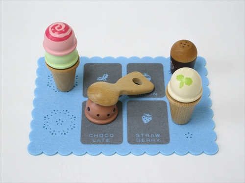商品No.154 はじめてのおままごと アイスクリームセット