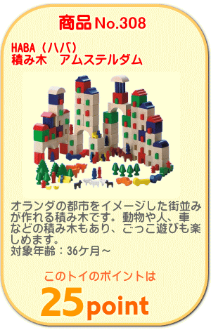 商品No.308　積み木　アムステルダム