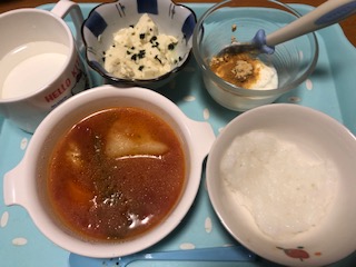 ずぼら新米母の離乳食