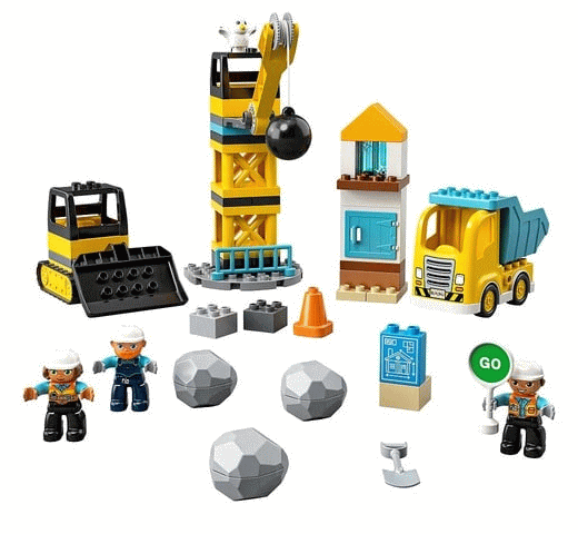 商品No.248 レゴ デュプロ 10932 レッキングボールの解体工事