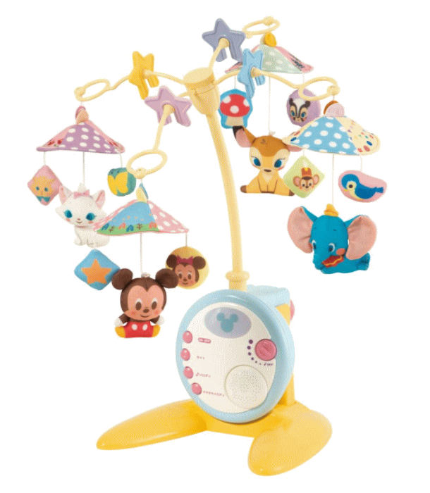 商品No.518 折りたたみベビーベッドにも対応♪ やわらかガラガラメリー デラックス プラス