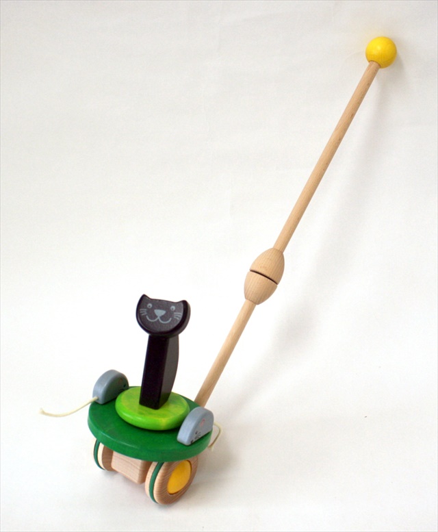 商品No.119 プッシュトーイ ねことねずみの追いかけっこ
