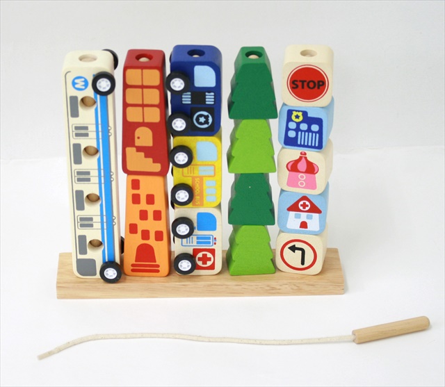 商品No.126 ペグ遊び ソート&カウントシティ