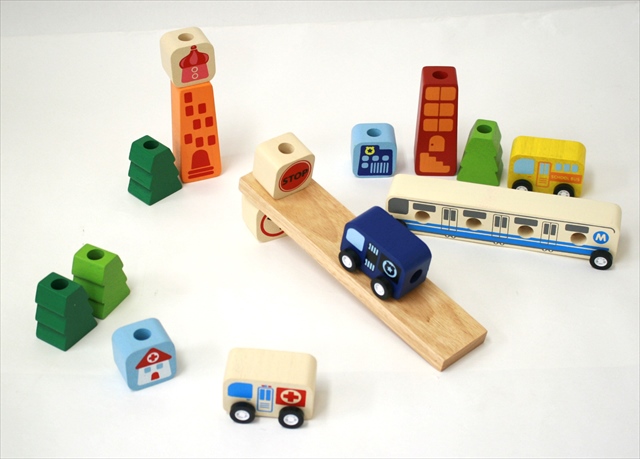 商品No.126 ペグ遊び ソート&カウントシティ