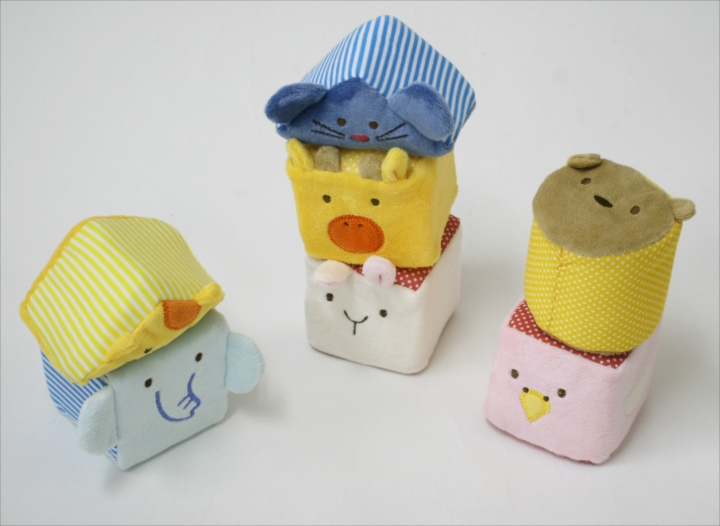 商品No.026　ふわふわアニマルブロック