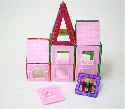 商品No.402 マグネットブロック126ピース ガールズセット