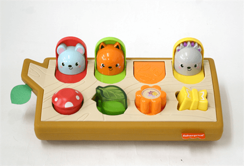 商品No513 感覚を育てよう！ボタンでアクションぴょっこりどうぶつ