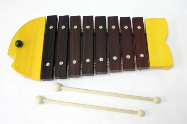 商品No.638 おさかなシロフォン黄