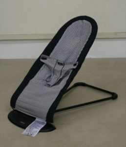 ベビーシッターバランス コットンミックス ギンガムブラック