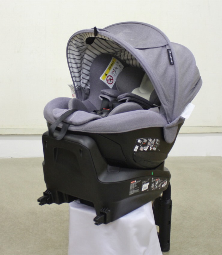 【美品】エールべべ　クルット5i プレミアム　ISOFIX  グレーラテ製造年2021