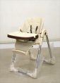 AORTD ベビーチェア アイボリー キャスター付ハイチェア ローチェア