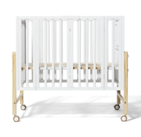 【新品特価】 パタンⅡ 折りたたみミニベビーベッド ホワイト