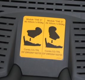 THE S plus ISOFIX エッグショック ZC-750 ゲレンデシルバー