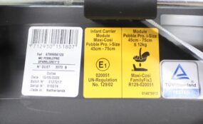 マキシコシ ペブル プロ アイサイズ MaxiCosi Pebble Pro i-size スパークリンググレー